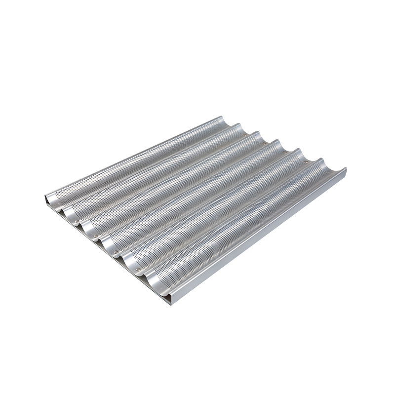 Aluminium Bakeware Baguette Pan 6-loaf